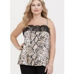 Torrid Snake Skin Cami/Tank Top